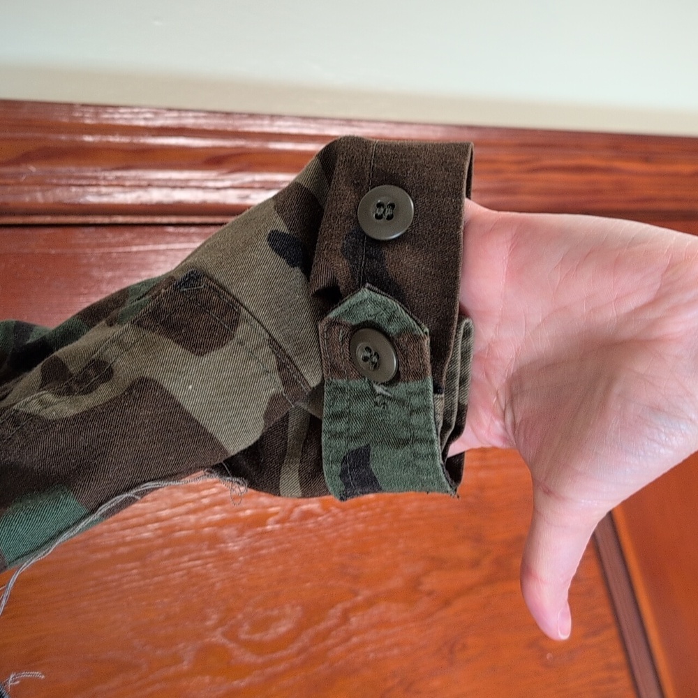 Josie Bruno Vintage Cropped Reworked Army Jacket - Picture 8 of 8